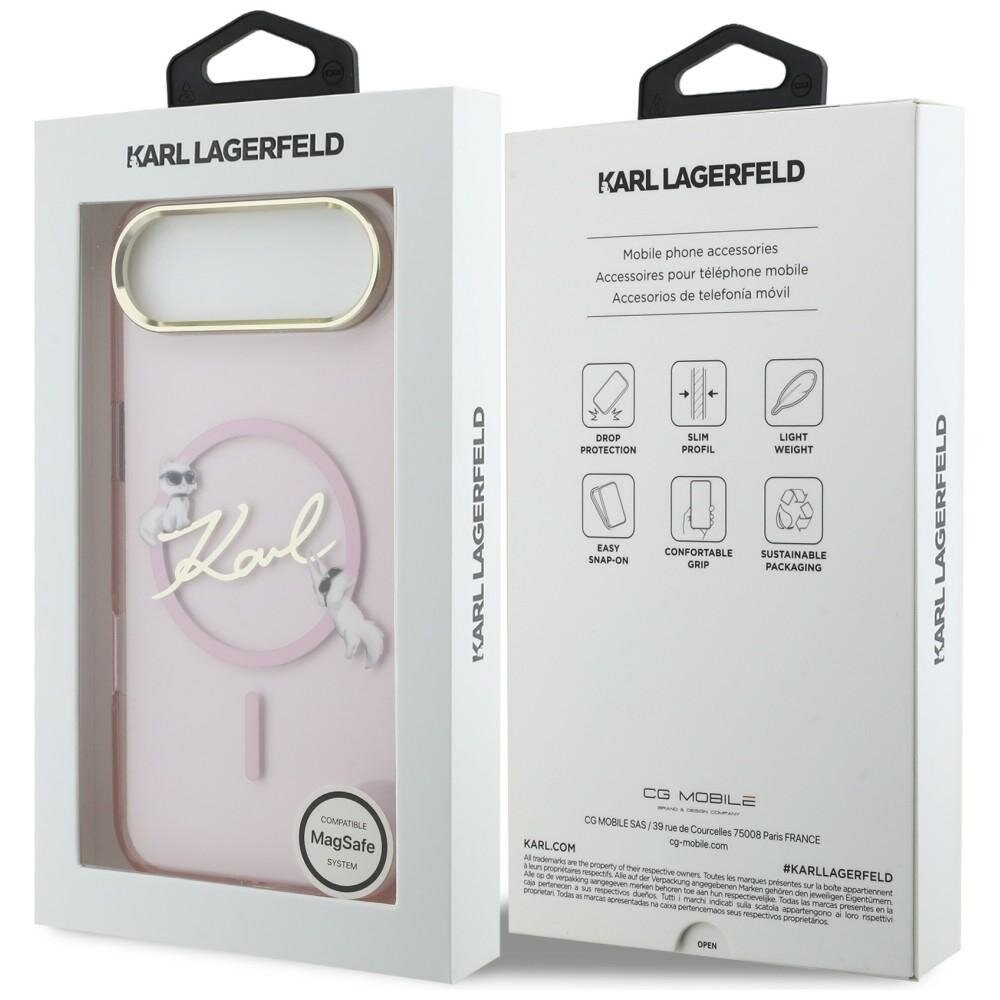 iPhone Air Karl Lagerfeld IML Choupettes Karl Script Logo MagSafe dėklas – rožinis 7 iPhone Air Karl Lagerfeld IML Choupettes Karl Script Logo MagSafe dėklas – rožinis 7