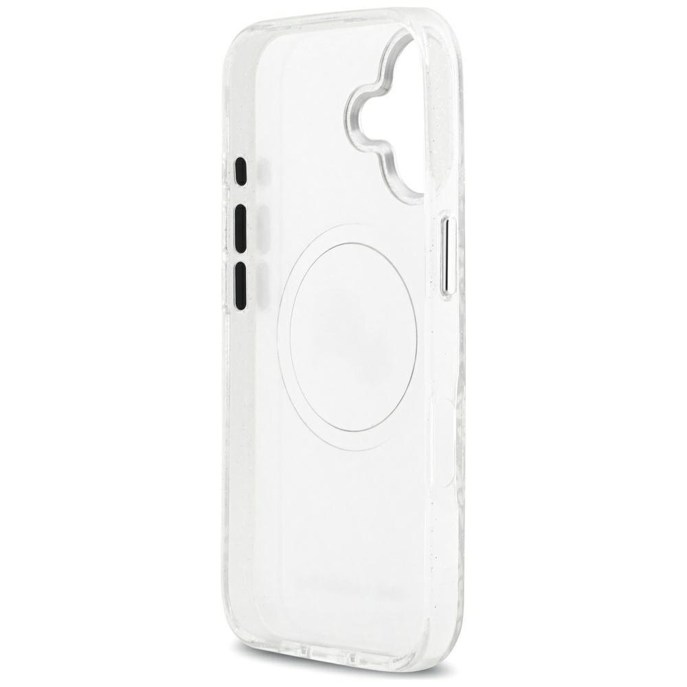 iPhone 17 Karl Lagerfeld IML Glitter Karl & Choupette Heads Logo MagSafe dėklas – pilkas 6