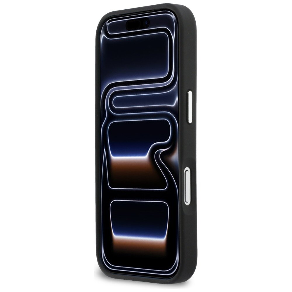 iPhone 17 Pro Karl Lagerfeld IML Glitter KL Diamond Logo dėklas – juodas 4