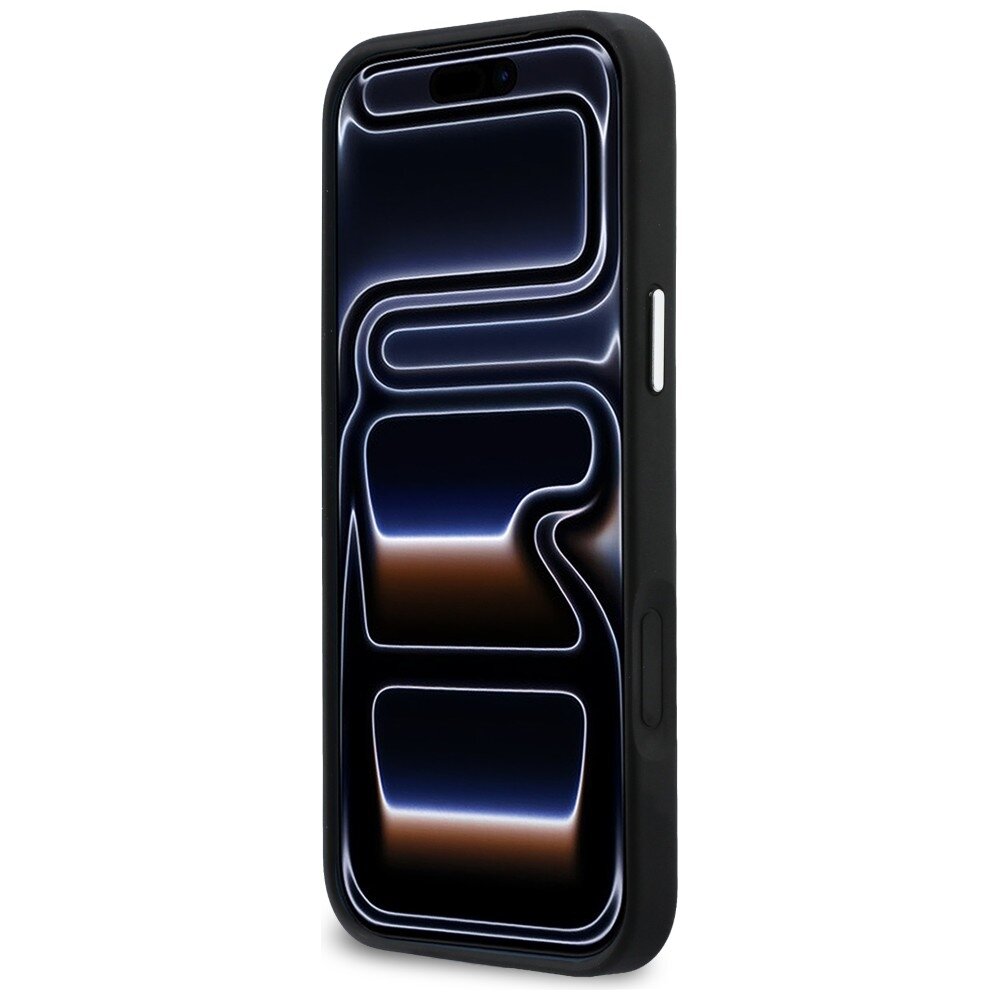 iPhone 17 Pro Max Karl Lagerfeld IML Glitter KL Diamond Logo dėklas – juodas 4 iPhone 17 Pro Max Karl Lagerfeld IML Glitter KL Diamond Logo dėklas – juodas 4