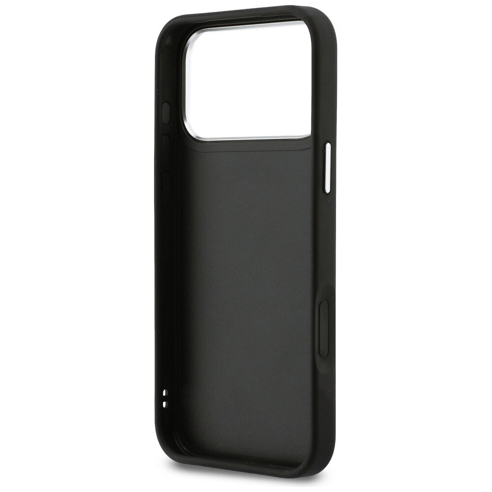 iPhone 17 Pro Max Karl Lagerfeld IML Glitter KL Diamond Logo dėklas – juodas 6