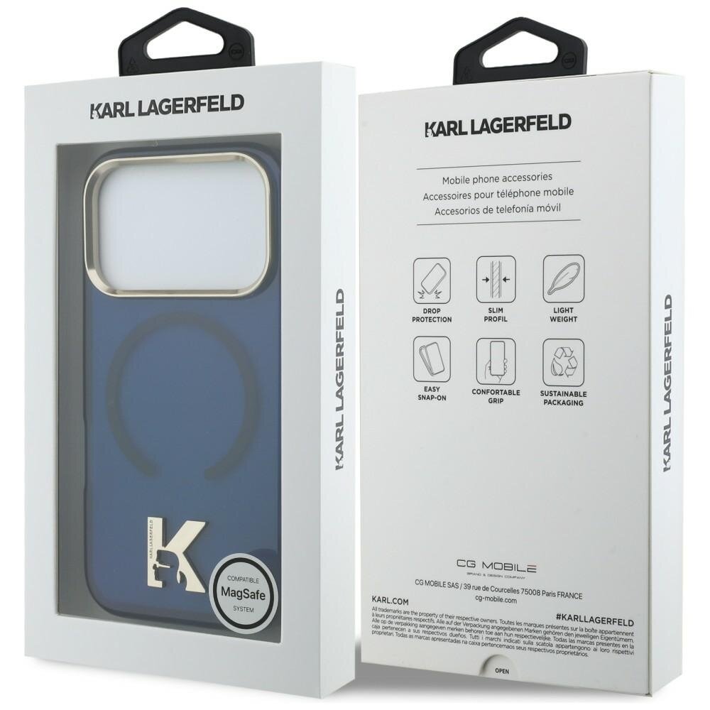 iPhone 17 Pro Karl Lagerfeld IML K Head Logo MagSafe dėklas – mėlynas 7 iPhone 17 Pro Karl Lagerfeld IML K Head Logo MagSafe dėklas – mėlynas 7