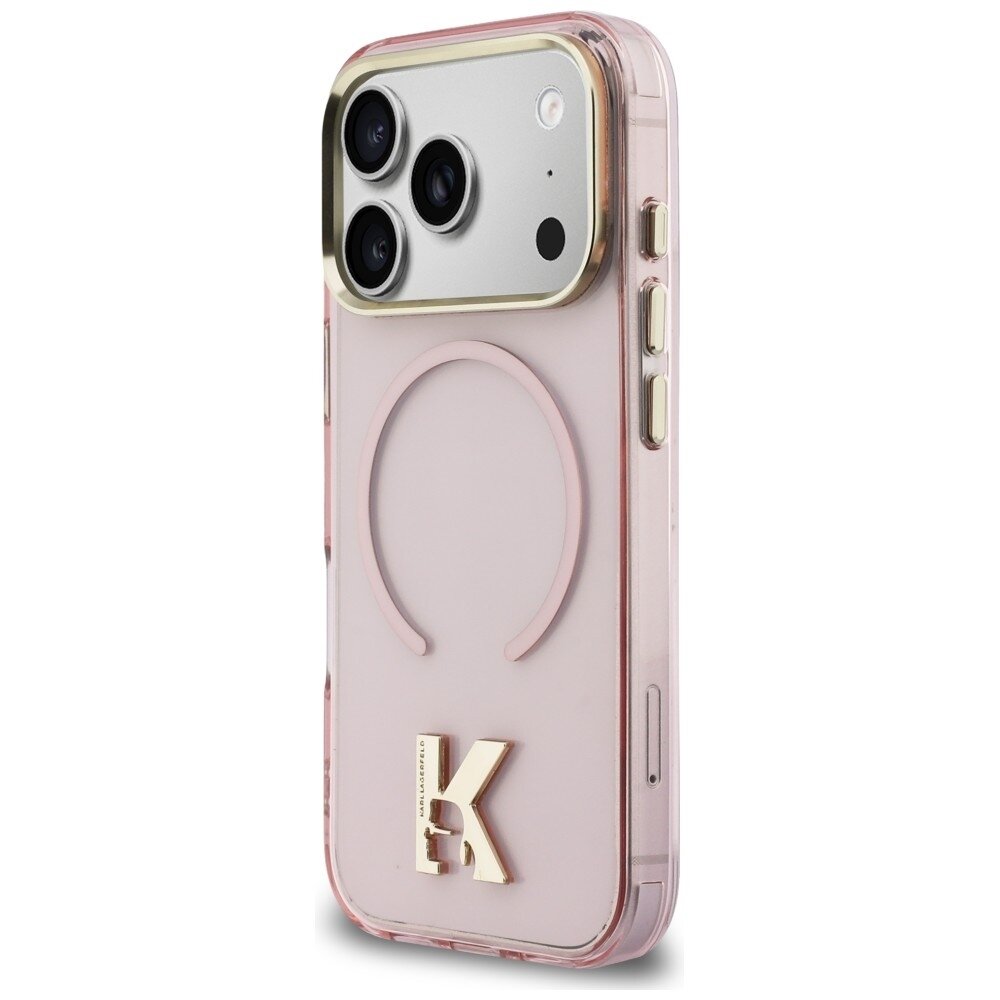 iPhone 17 Pro Max Karl Lagerfeld IML K Head Logo MagSafe dėklas – rožinis 1 iPhone 17 Pro Max Karl Lagerfeld IML K Head Logo MagSafe dėklas – rožinis 1
