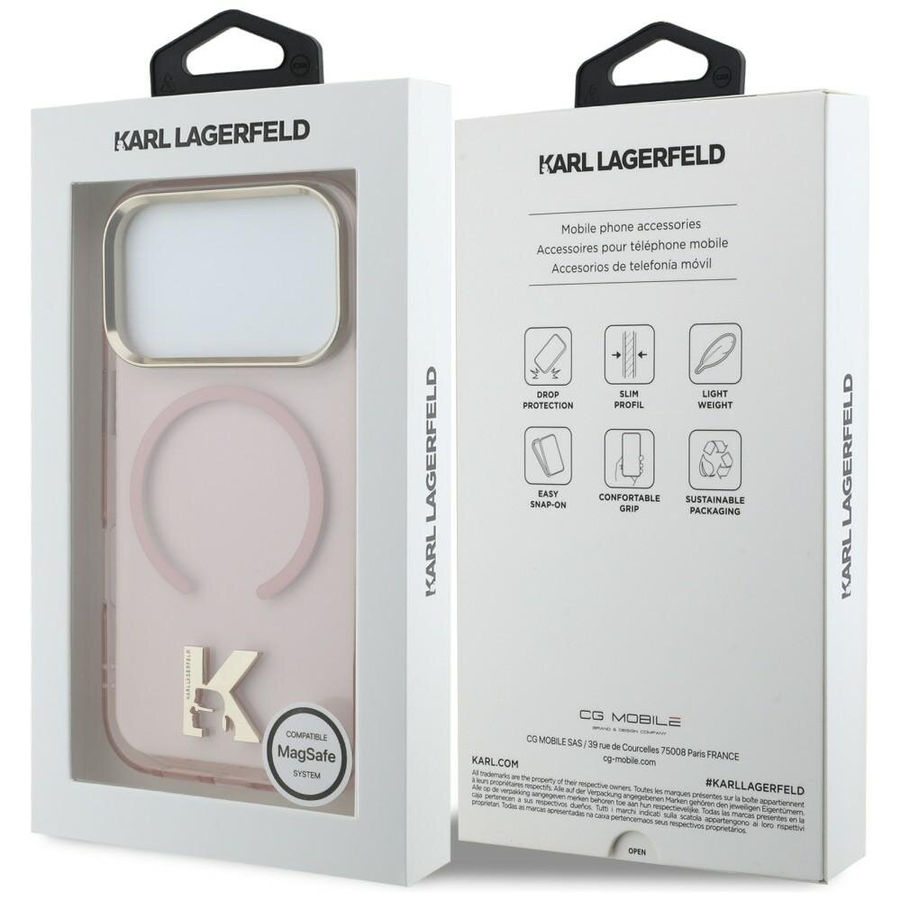 iPhone 17 Pro Karl Lagerfeld IML K Head Logo MagSafe dėklas – rožinis 7 iPhone 17 Pro Karl Lagerfeld IML K Head Logo MagSafe dėklas – rožinis 7