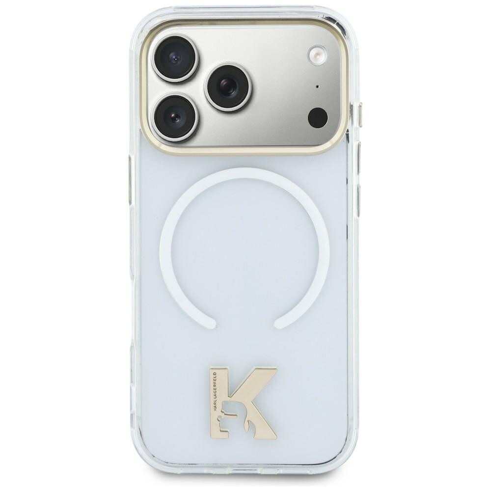 iPhone Air Karl Lagerfeld IML K Head Logo MagSafe dėklas – skaidrus iPhone Air Karl Lagerfeld IML K Head Logo MagSafe dėklas – skaidrus