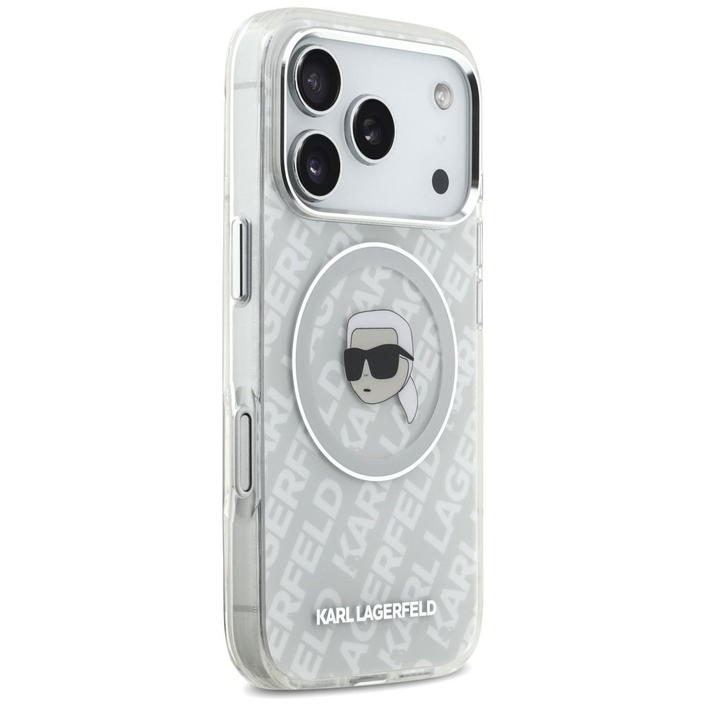 iPhone 17 Pro dėklas Karl Lagerfeld IML Karl Head Logo su MagSafe – pilkas 3 iPhone 17 Pro dėklas Karl Lagerfeld IML Karl Head Logo su MagSafe – pilkas 3