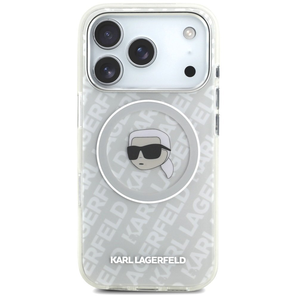 iPhone 17 Pro Max dėklas Karl Lagerfeld IML Karl Head Logo su MagSafe – pilkas 2 iPhone 17 Pro Max dėklas Karl Lagerfeld IML Karl Head Logo su MagSafe – pilkas 2
