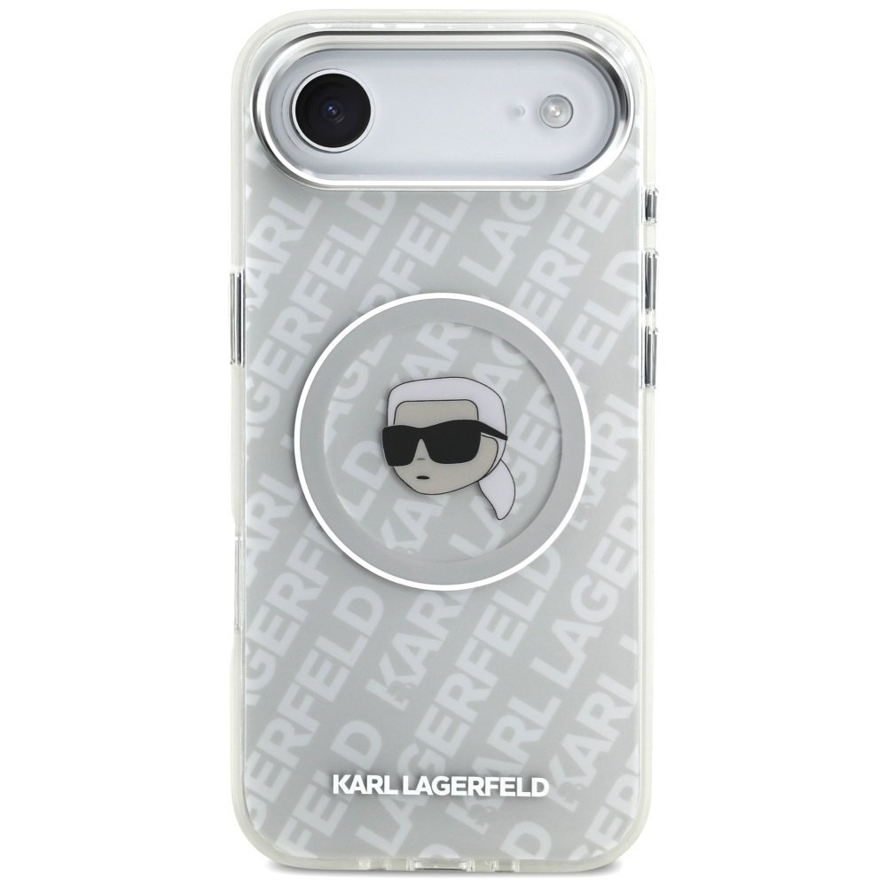 iPhone Air Karl Lagerfeld IML Karl Head Logo MagSafe dėklas – pilkas 2