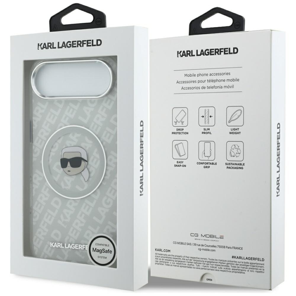 iPhone Air Karl Lagerfeld IML Karl Head Logo MagSafe dėklas – pilkas 7 iPhone Air Karl Lagerfeld IML Karl Head Logo MagSafe dėklas – pilkas 7