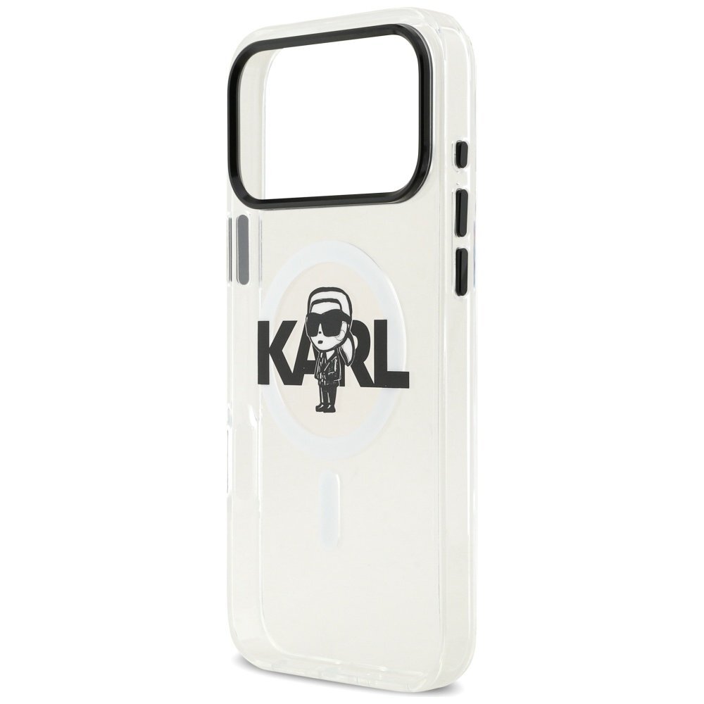 iPhone 17 Pro Max Karl Lagerfeld IML Karl Sketch Logo MagSafe dėklas – skaidrus 5 iPhone 17 Pro Max Karl Lagerfeld IML Karl Sketch Logo MagSafe dėklas – skaidrus 5