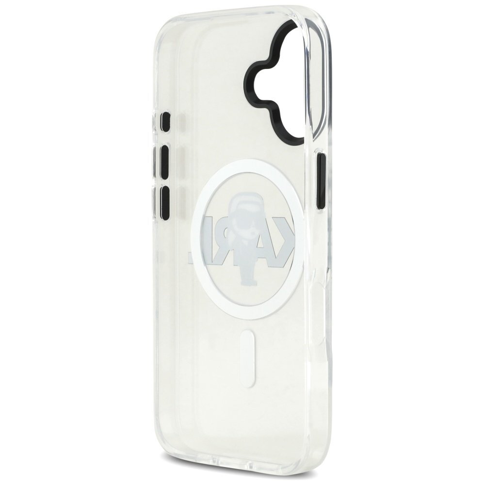 iPhone 17 Karl Lagerfeld IML Karl Sketch Logo MagSafe dėklas – skaidrus 6