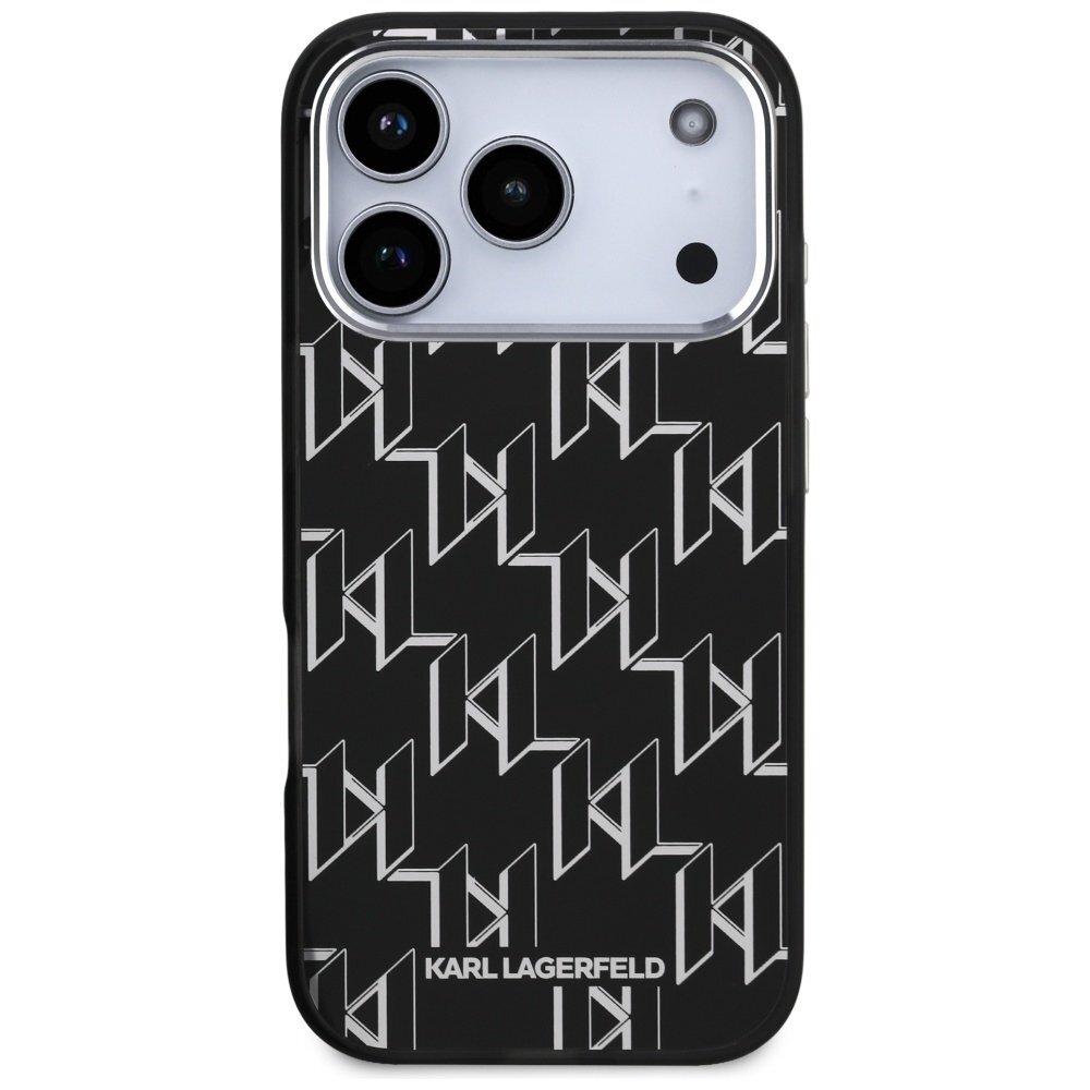 iPhone 17 Pro Karl Lagerfeld IML KL Monogram MagSafe dėklas – juodas 2