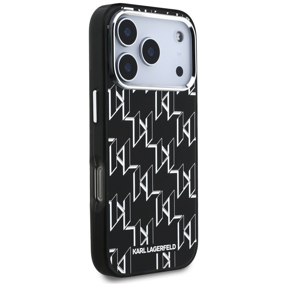 iPhone 17 Pro Karl Lagerfeld IML KL Monogram MagSafe dėklas – juodas 3 iPhone 17 Pro Karl Lagerfeld IML KL Monogram MagSafe dėklas – juodas 3