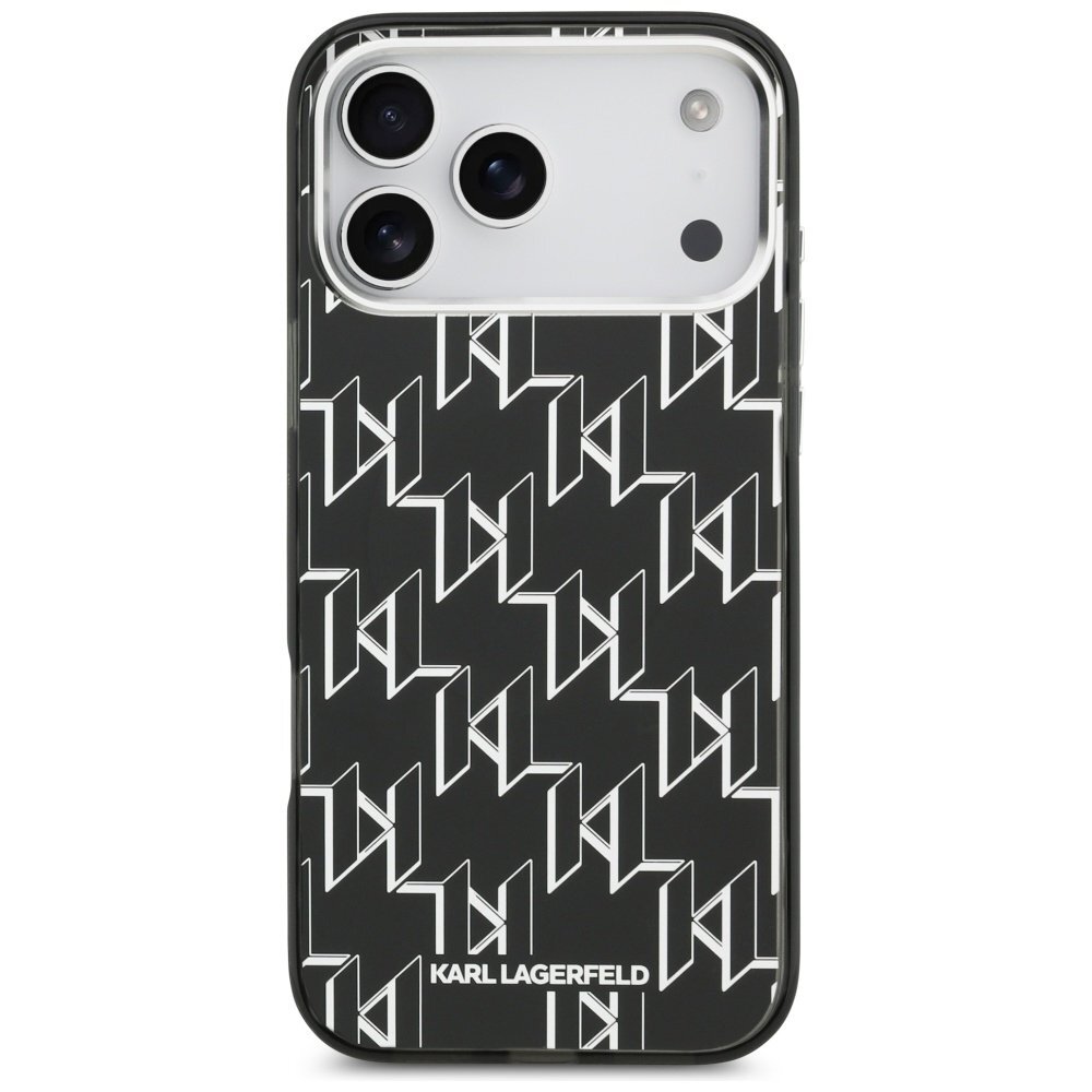 iPhone 17 Pro Max Karl Lagerfeld IML KL Monogram MagSafe dėklas – juodas 2 iPhone 17 Pro Max Karl Lagerfeld IML KL Monogram MagSafe dėklas – juodas 2