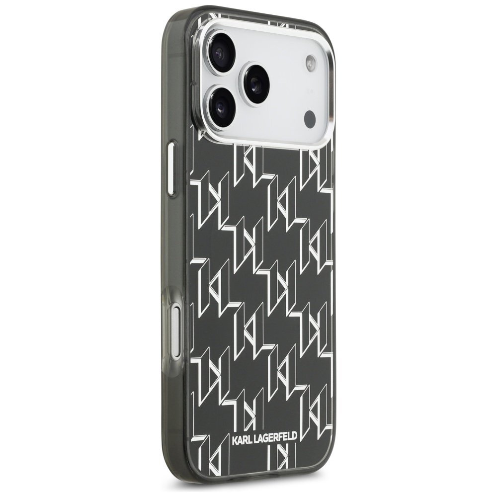 iPhone 17 Pro Max Karl Lagerfeld IML KL Monogram MagSafe dėklas – juodas 3 iPhone 17 Pro Max Karl Lagerfeld IML KL Monogram MagSafe dėklas – juodas 3