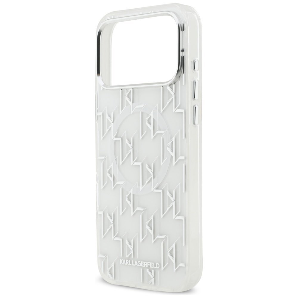 iPhone 17 Pro Max dėklas Karl Lagerfeld IML KL Monogram, MagSafe – baltas 5 iPhone 17 Pro Max dėklas Karl Lagerfeld IML KL Monogram, MagSafe – baltas 5