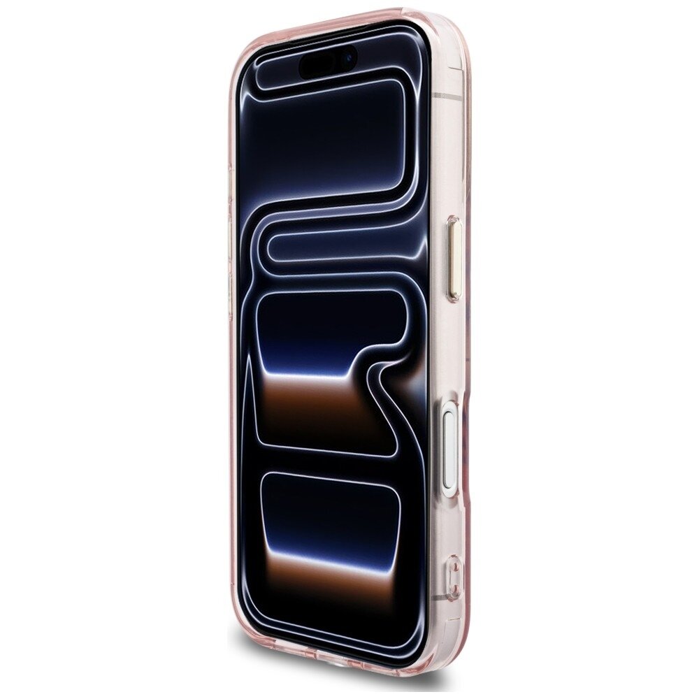 iPhone 17 Pro Karl Lagerfeld IML KL Script Logo MagSafe dėklas – rožinis 4