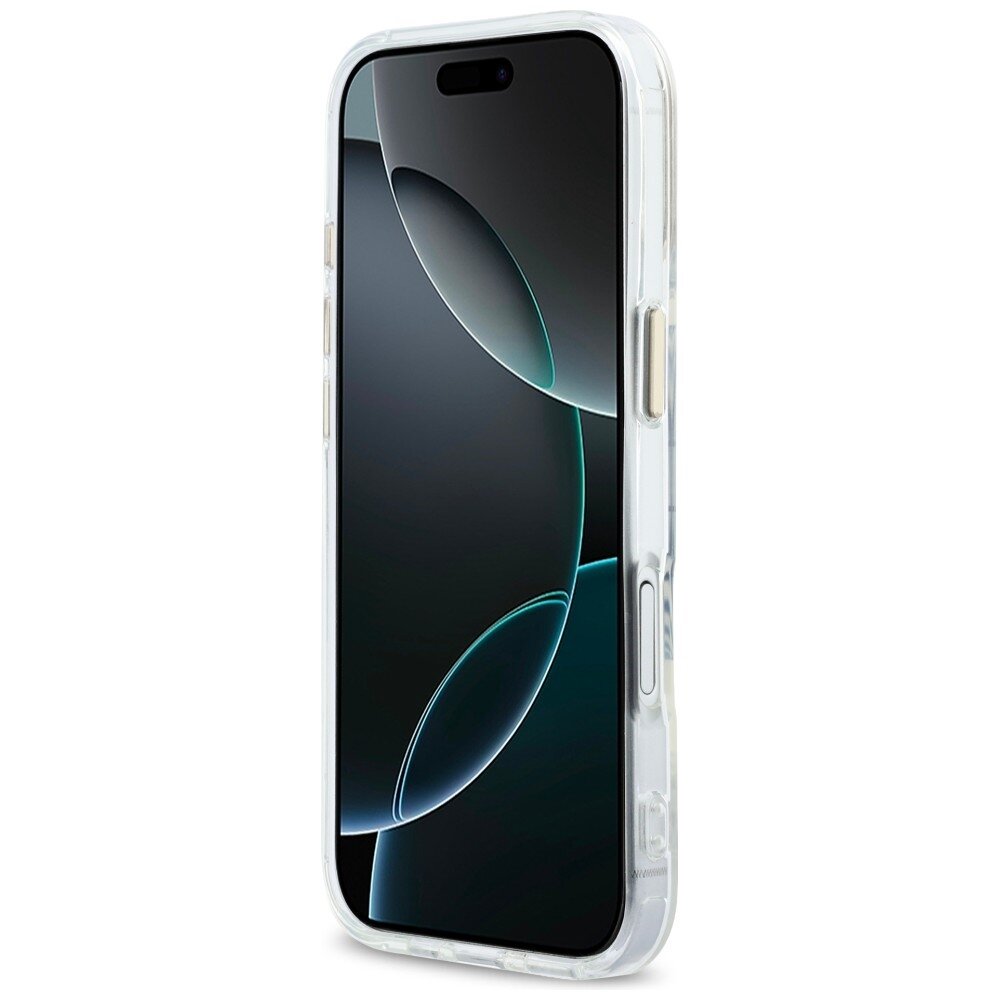 iPhone 17 Karl Lagerfeld IML KL Script Logo MagSafe dėklas – skaidrus 4