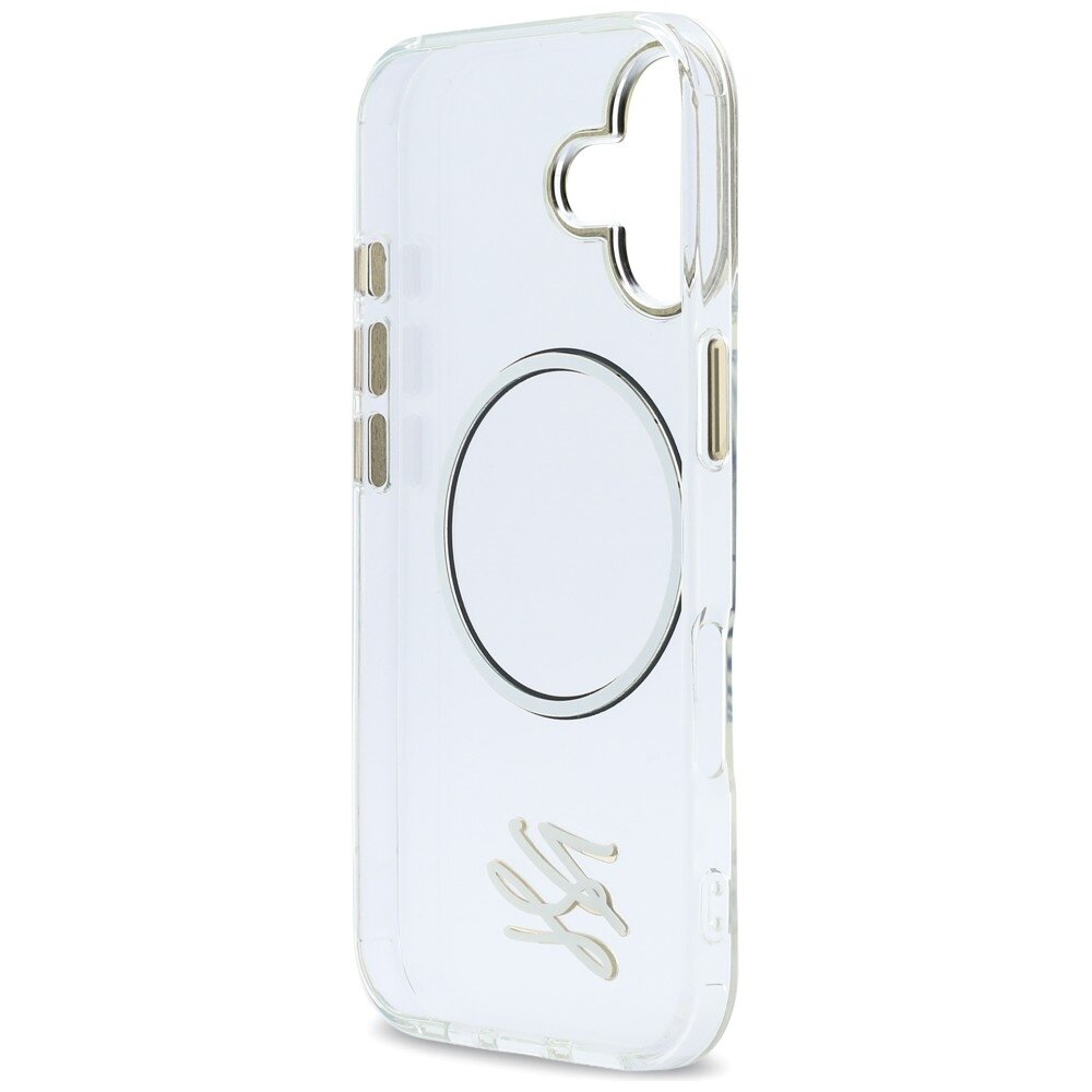iPhone 17 Karl Lagerfeld IML KL Script Logo MagSafe dėklas – skaidrus 6 iPhone 17 Karl Lagerfeld IML KL Script Logo MagSafe dėklas – skaidrus 6