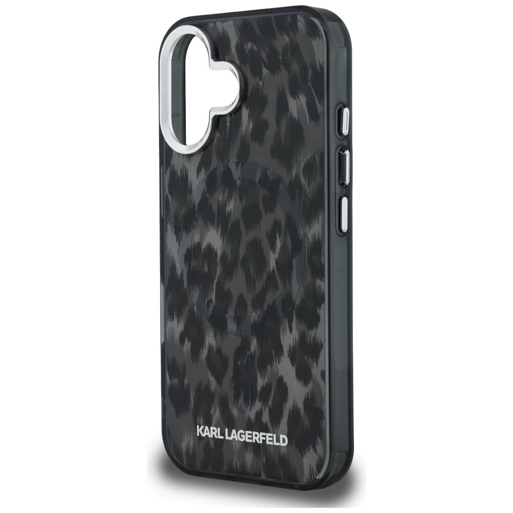 iPhone 16 Karl Lagerfeld IML Leopard Pattern MagSafe dėklas – juodas 5 iPhone 16 Karl Lagerfeld IML Leopard Pattern MagSafe dėklas – juodas 5