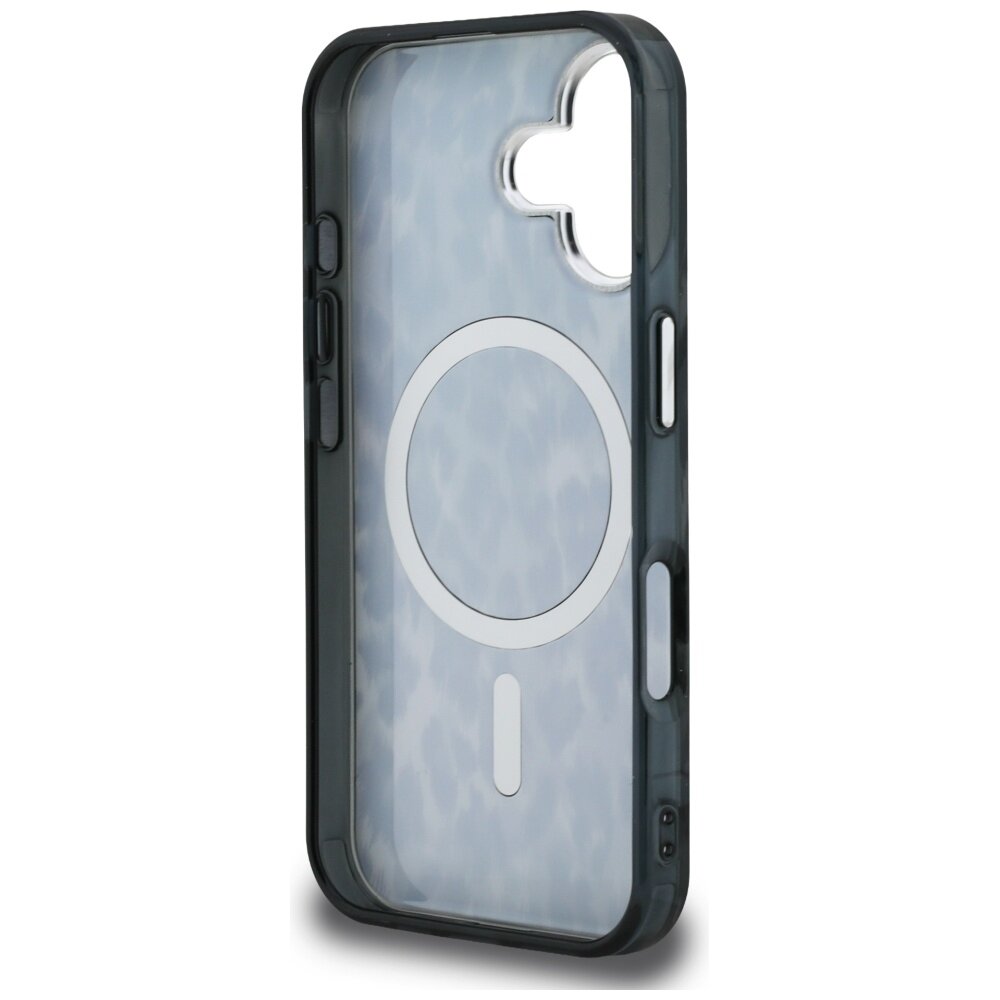 iPhone 16 Karl Lagerfeld IML Leopard Pattern MagSafe dėklas – juodas 6