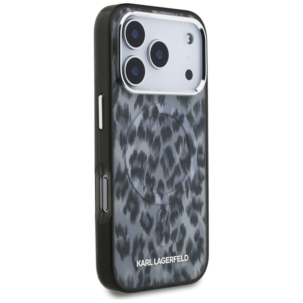 iPhone 17 Pro dėklas Karl Lagerfeld IML Leopard Pattern, MagSafe – juodas 3 iPhone 17 Pro dėklas Karl Lagerfeld IML Leopard Pattern, MagSafe – juodas 3