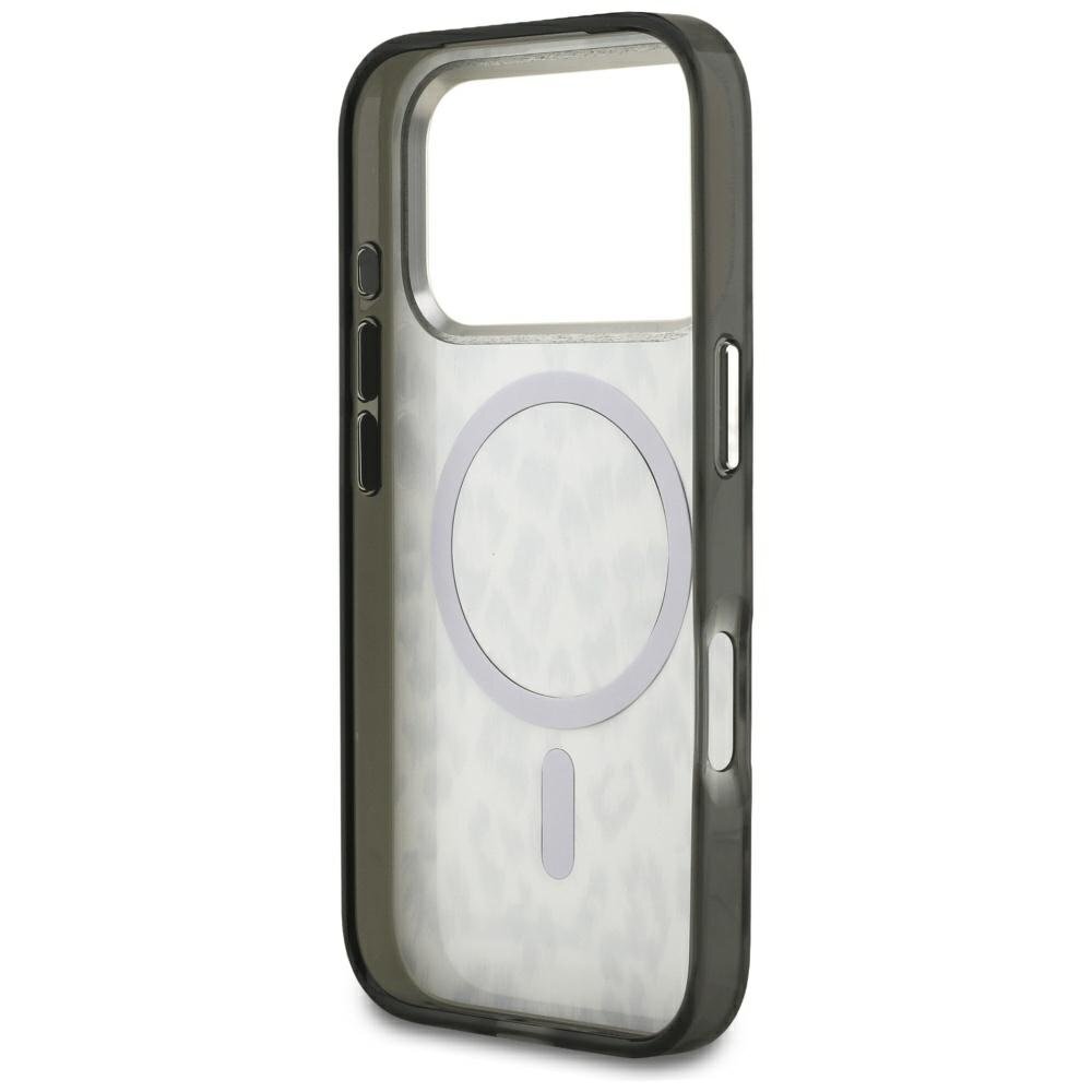 iPhone 17 Pro Karl Lagerfeld IML Leopard Pattern MagSafe dėklas – rudas 6