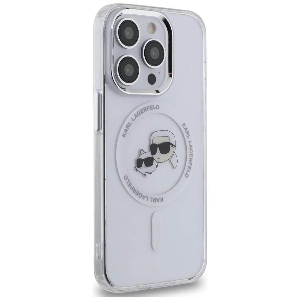 iPhone 14 Pro – Karl Lagerfeld IML Metal Karl & Choupette Head MagSafe dėklas - Baltas 3 iPhone 14 Pro – Karl Lagerfeld IML Metal Karl & Choupette Head MagSafe dėklas - Baltas 3