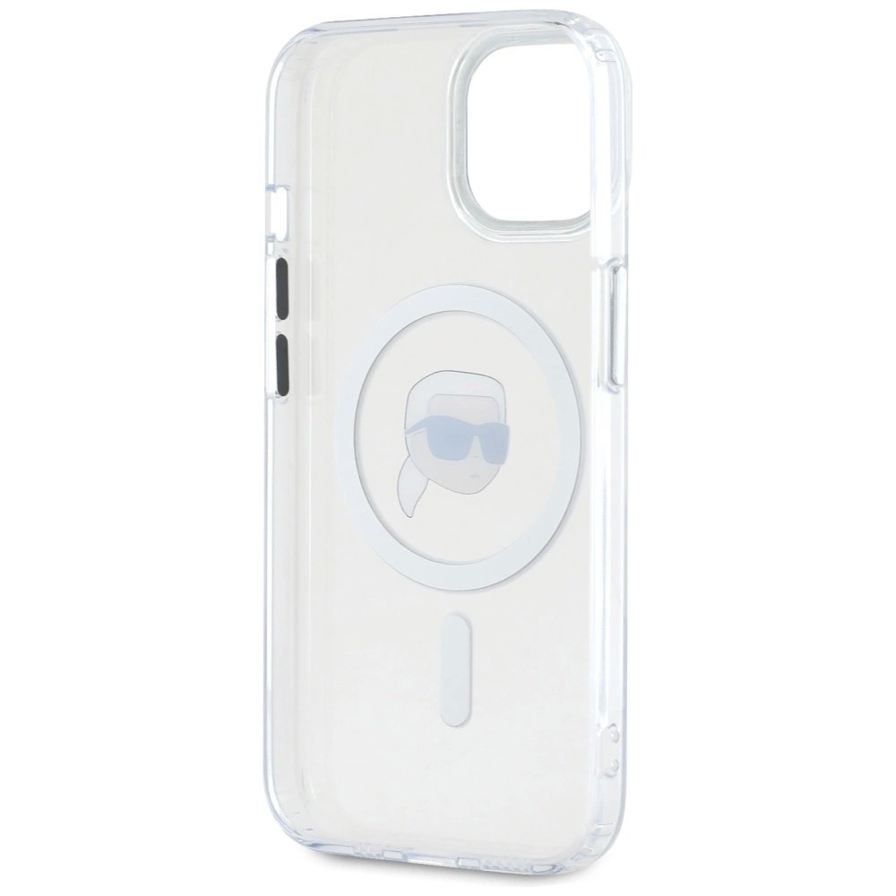 Karl Lagerfeld IML Metal Karl Head MagSafe Dėklas skirtas iPhone 15 Baltas 6 Karl Lagerfeld IML Metal Karl Head MagSafe Dėklas skirtas iPhone 15 Baltas 6