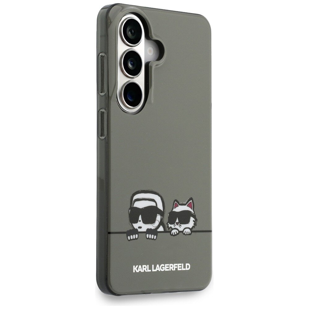 Samsung Galaxy S26 Karl Lagerfeld IML Peekaboo Karl & Choupette MagSafe dėklas – juodas 3 Samsung Galaxy S26 Karl Lagerfeld IML Peekaboo Karl & Choupette MagSafe dėklas – juodas 3