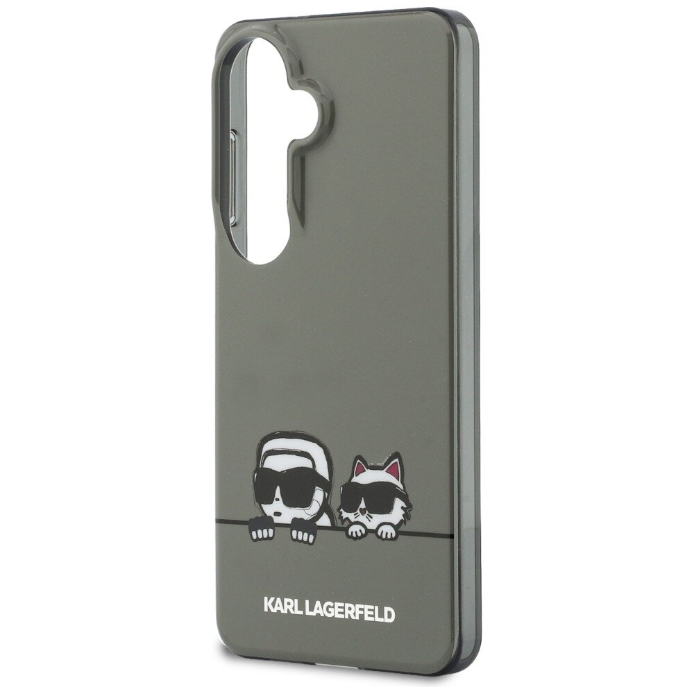 Samsung Galaxy S26 Karl Lagerfeld IML Peekaboo Karl & Choupette MagSafe dėklas – juodas 5 Samsung Galaxy S26 Karl Lagerfeld IML Peekaboo Karl & Choupette MagSafe dėklas – juodas 5
