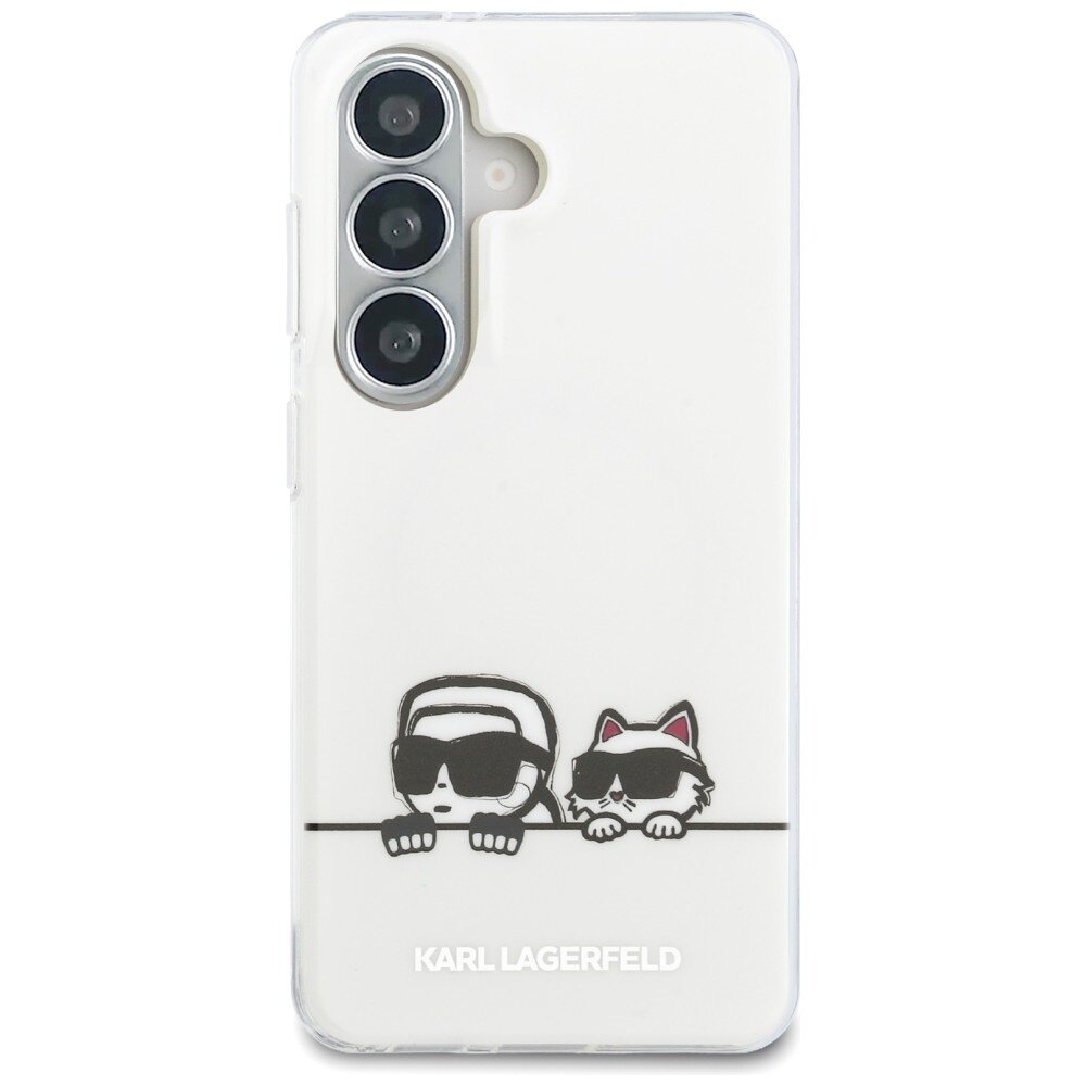 Samsung Galaxy S26 Plus Karl Lagerfeld IML Peekaboo Karl & Choupette MagSafe dėklas – skaidrus 1 Samsung Galaxy S26 Plus Karl Lagerfeld IML Peekaboo Karl & Choupette MagSafe dėklas – skaidrus 1