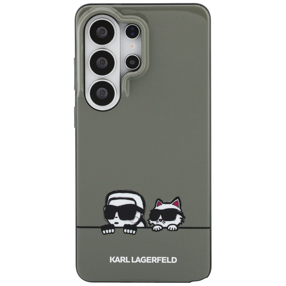 Samsung Galaxy S26 Ultra Karl Lagerfeld IML Peekaboo Karl & Choupette MagSafe dėklas – juodas 2