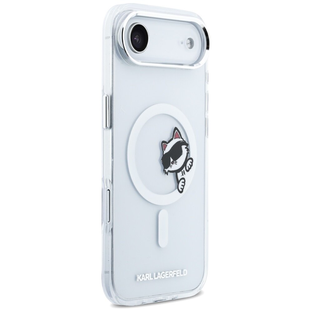 iPhone Air Karl Lagerfeld IML Peekaboo MagSafe dėklas – skaidrus 3 iPhone Air Karl Lagerfeld IML Peekaboo MagSafe dėklas – skaidrus 3