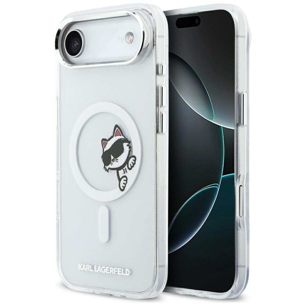 iPhone Air Karl Lagerfeld IML Peekaboo MagSafe dėklas – skaidrus
