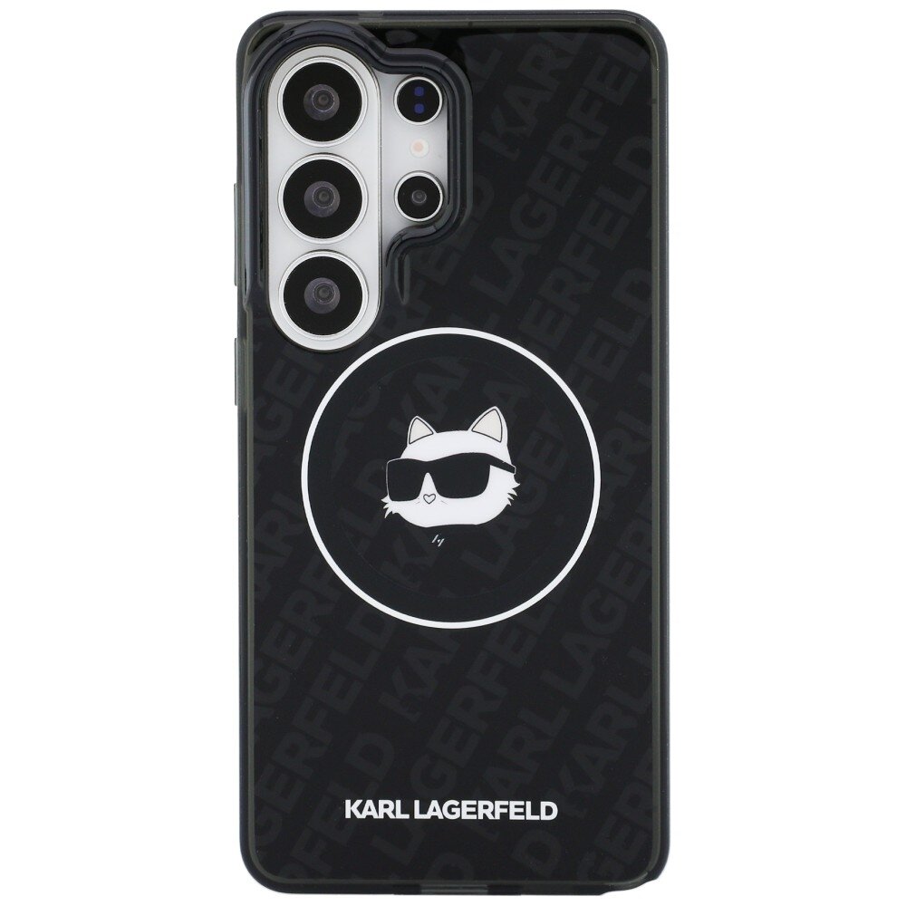 Samsung Galaxy S26 Ultra Karl Lagerfeld IML Repeated Choupette MagSafe dėklas – juodas 2 Samsung Galaxy S26 Ultra Karl Lagerfeld IML Repeated Choupette MagSafe dėklas – juodas 2