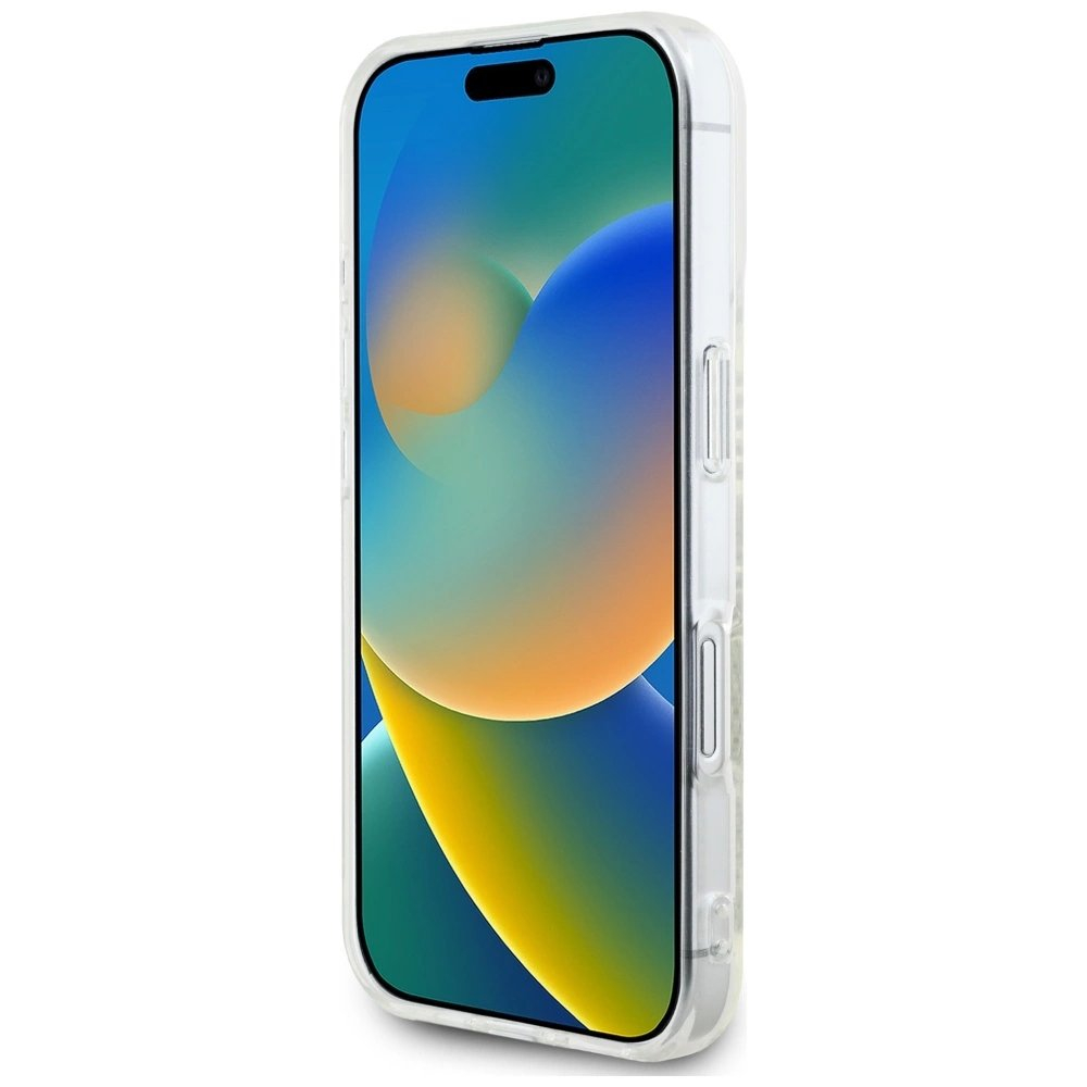 iPhone 16 – Karl Lagerfeld IML Rhinestones Logo dėklas - Skaidrus 4