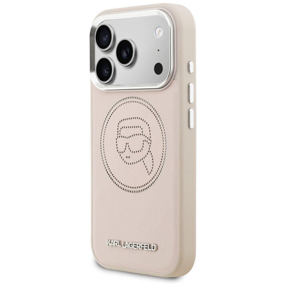 iPhone 17 Pro Karl Lagerfeld K Head Point Logo MagSafe dėklas – rožinis 1 iPhone 17 Pro Karl Lagerfeld K Head Point Logo MagSafe dėklas – rožinis 1