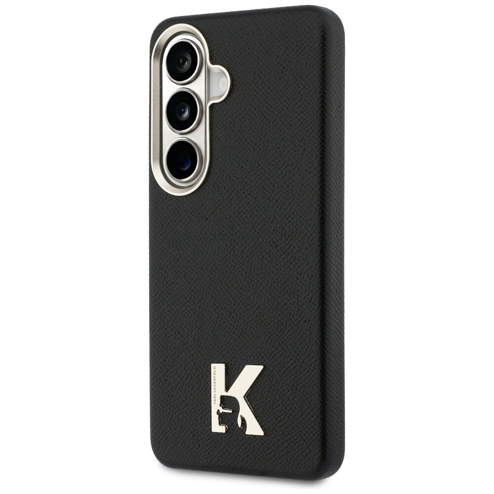 Samsung Galaxy S26 Karl Lagerfeld K Metal Logo MagSafe dėklas – juodas 1