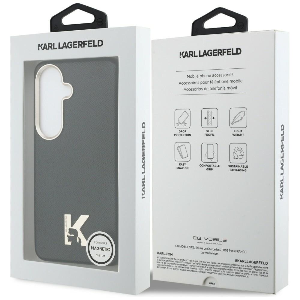 Samsung Galaxy S26 Karl Lagerfeld K Metal Logo MagSafe dėklas – juodas 7 Samsung Galaxy S26 Karl Lagerfeld K Metal Logo MagSafe dėklas – juodas 7