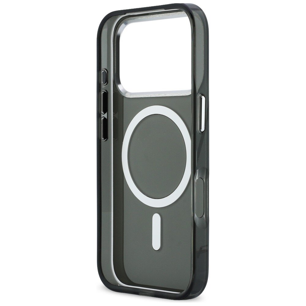 iPhone 17 Pro Karl Lagerfeld Karl & Choupette Back MagSafe dėklas – juodas 6