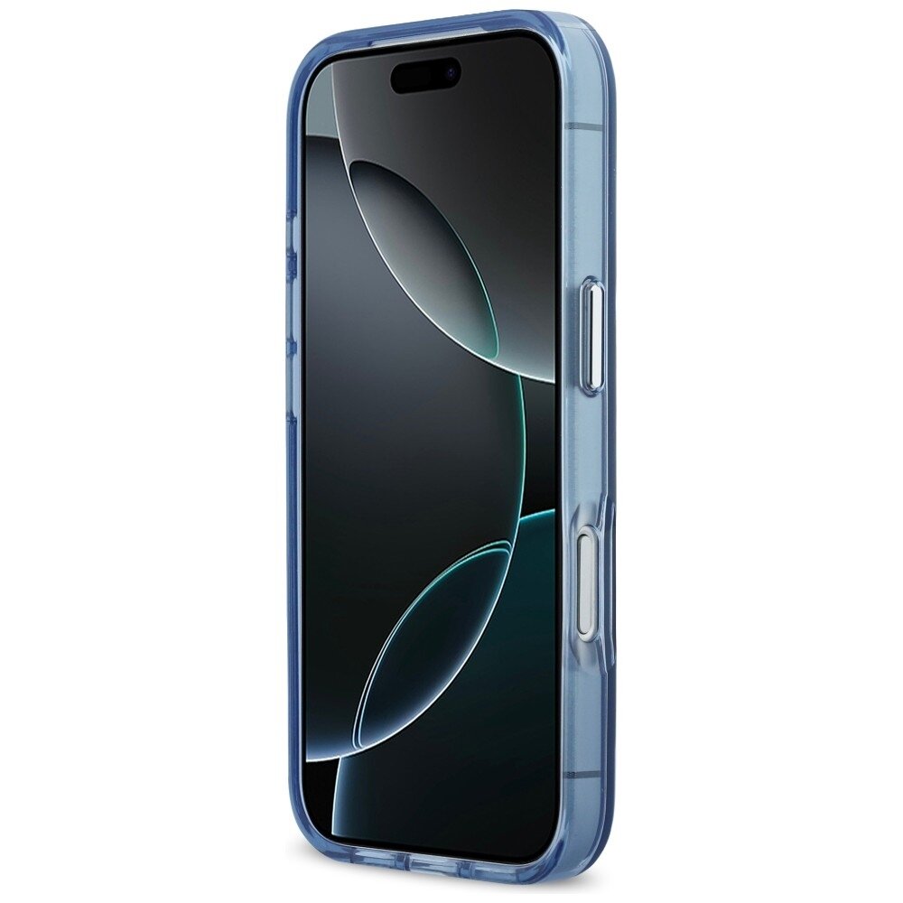iPhone 17 Pro Max Karl Lagerfeld Karl & Choupette Back MagSafe dėklas – mėlynas 4