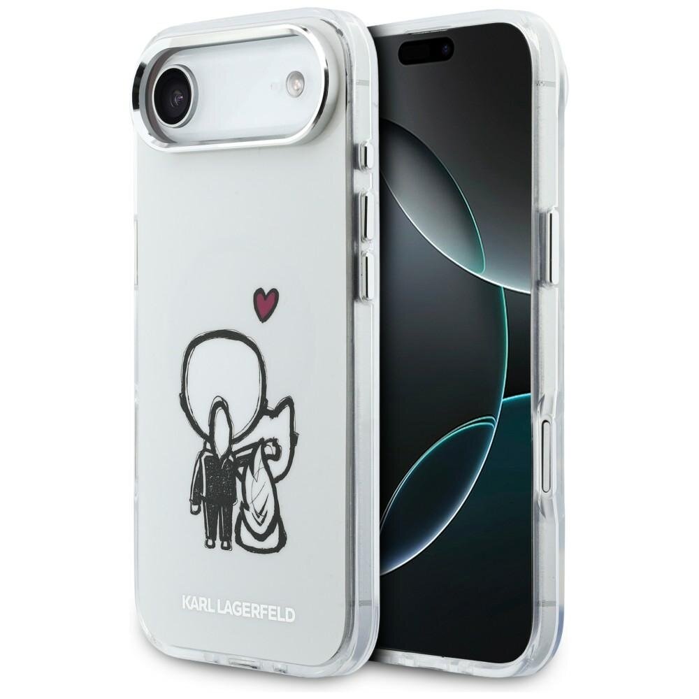 iPhone Air Karl Lagerfeld Karl & Choupette Back MagSafe dėklas – skaidrus iPhone Air Karl Lagerfeld Karl & Choupette Back MagSafe dėklas – skaidrus