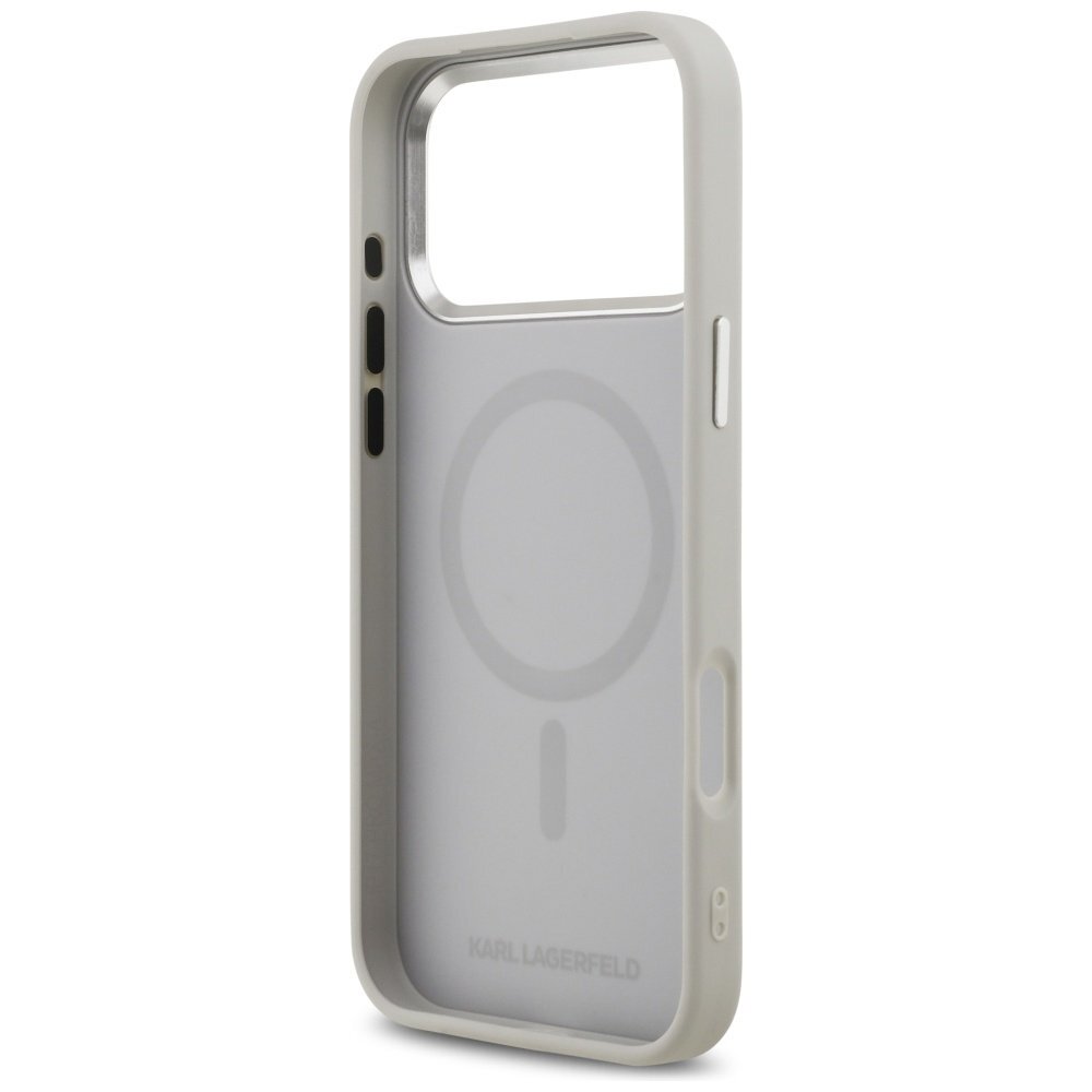 iPhone 17 Pro Karl Lagerfeld Karl & Choupette Pins MagSafe dėklas – pilkas 6 iPhone 17 Pro Karl Lagerfeld Karl & Choupette Pins MagSafe dėklas – pilkas 6