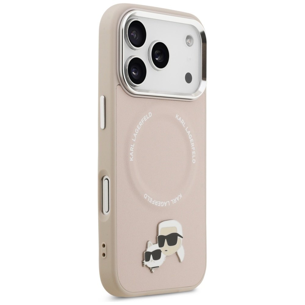 iPhone 17 Pro Max Karl Lagerfeld Karl & Choupette Pins MagSafe dėklas – rožinis 3 iPhone 17 Pro Max Karl Lagerfeld Karl & Choupette Pins MagSafe dėklas – rožinis 3