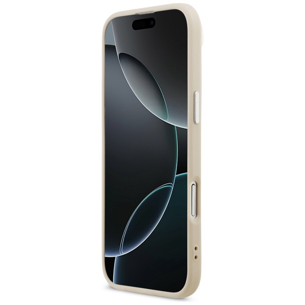 iPhone Air Karl Lagerfeld Karl & Choupette Pins MagSafe dėklas – smėlinis 4