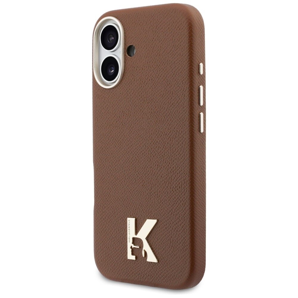 iPhone 17 Karl Lagerfeld Karl Head Logo MagSafe dėklas – rudas 1 iPhone 17 Karl Lagerfeld Karl Head Logo MagSafe dėklas – rudas 1
