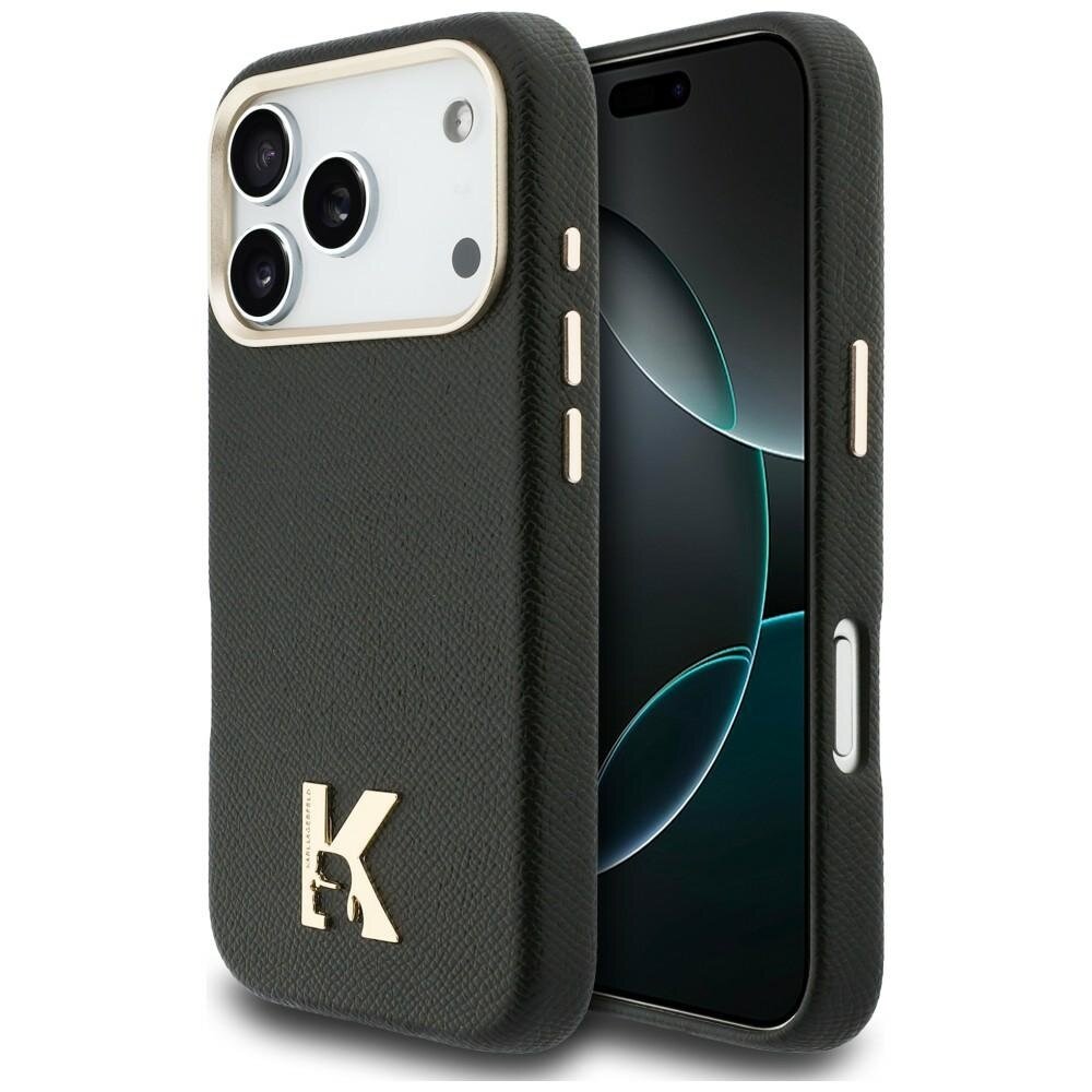 iPhone 17 Pro Karl Lagerfeld Karl Head Logo MagSafe dėklas – juodas iPhone 17 Pro Karl Lagerfeld Karl Head Logo MagSafe dėklas – juodas