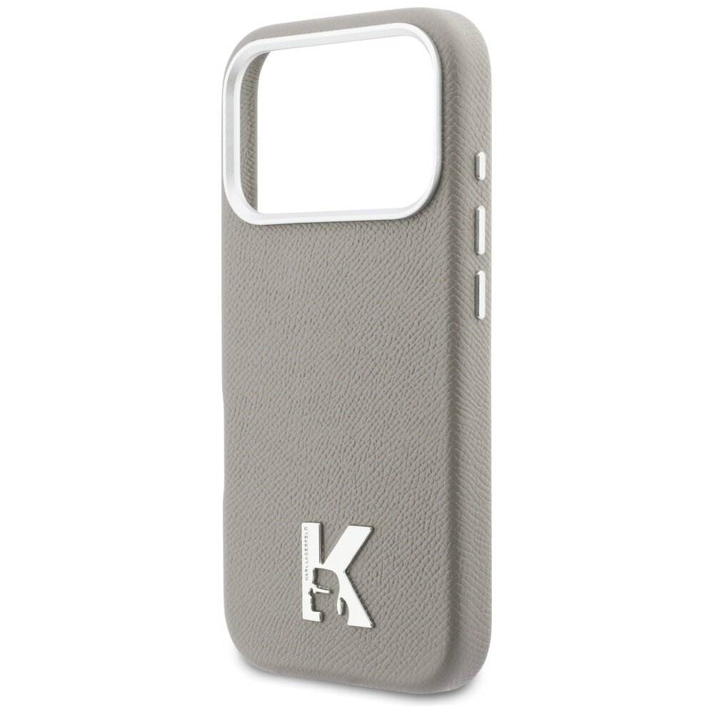 iPhone 17 Pro Max Karl Lagerfeld Karl Head Logo MagSafe dėklas – pilkas 5 iPhone 17 Pro Max Karl Lagerfeld Karl Head Logo MagSafe dėklas – pilkas 5