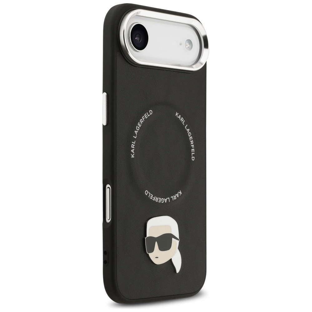 iPhone Air Karl Lagerfeld Karl Pin MagSafe dėklas – juodas 3